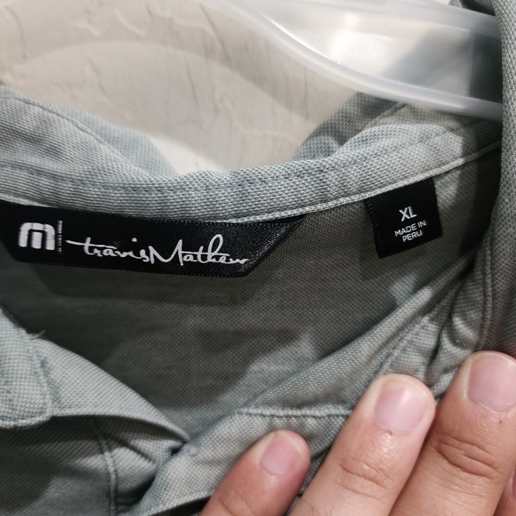 TRAVIS MATHEW Patterned Pocket Golf Polo Shirt XL TPC Scottsdale Arizona - Picture 4 of 5